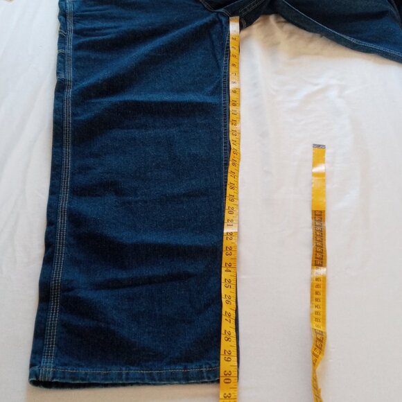 Vtg Lee dark Wash loose fit Blue Denim Carpenter jeans size in description NWT - Picture 11 of 15